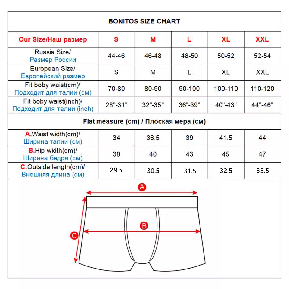 6pcs White Men Panties Cotton  - огляд і ціна Boxer Shorts Modal