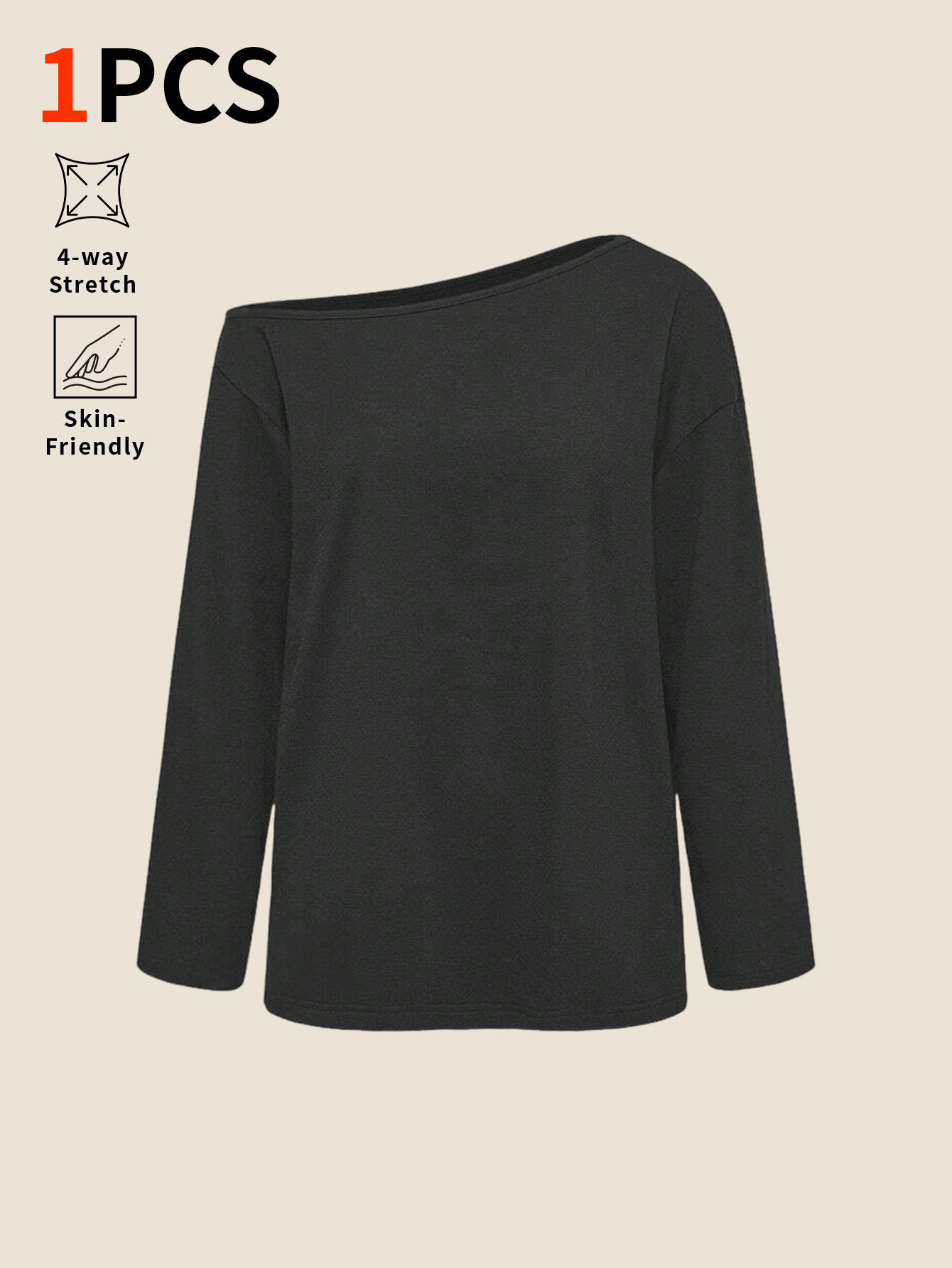 Slightly-sloped shoulder solid - огляд і ціна Base Layer Top