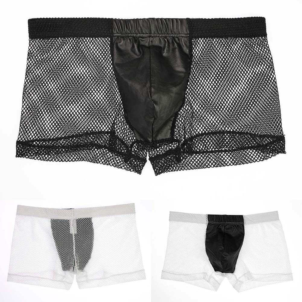 Men Mesh See Through Boxer Sho - огляд і ціна Pouch Boxer Pouch