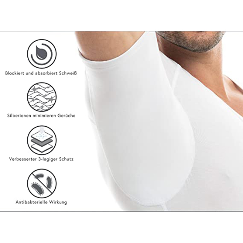 Men Undershirts Anti-transpira - огляд і ціна Undershirt Crew Neck