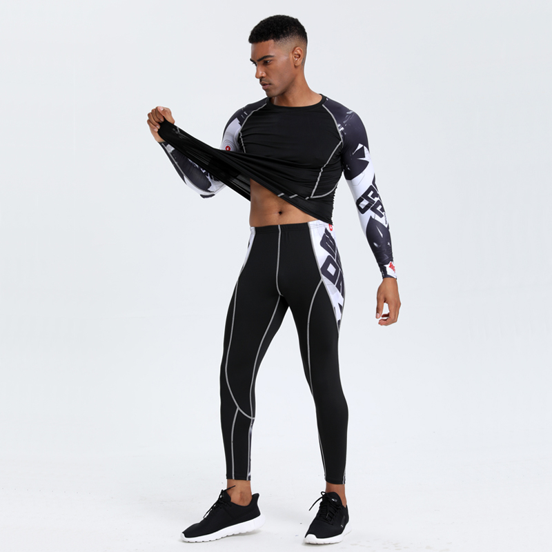Men's PRO Sports Fitness Suit: - огляд і ціна Compression Long Pant