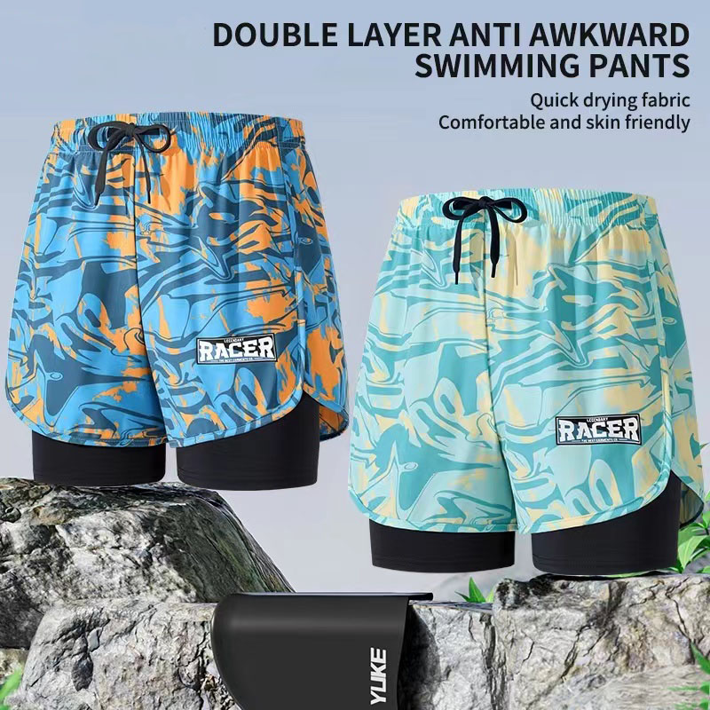 Swimming Trunks Adult Double L - огляд і ціна Trunk Breathable Men
