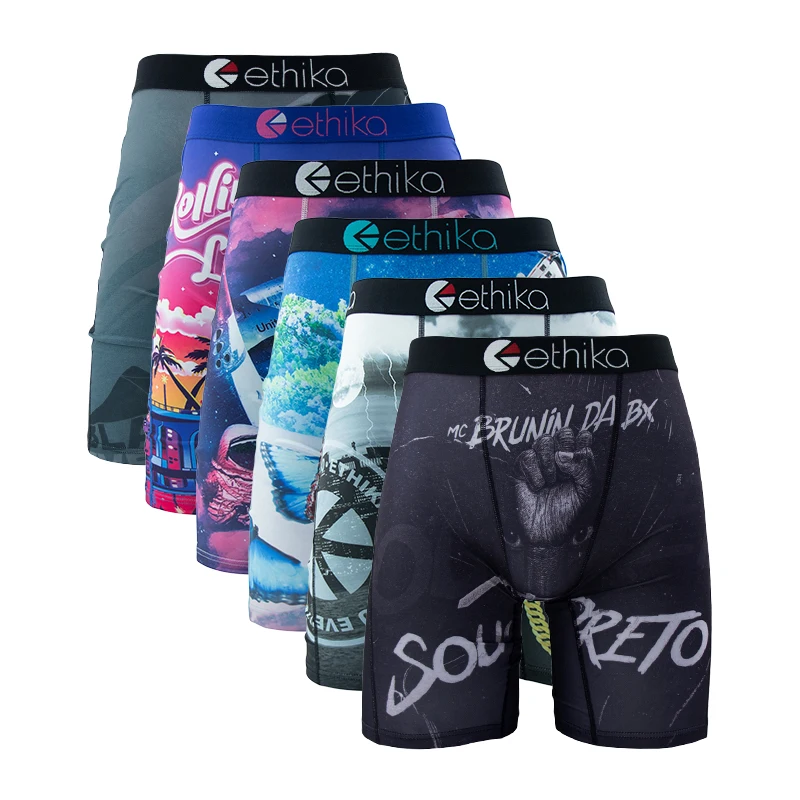 ETHIKA 6Pcs Men Underwear Boxe - огляд і ціна Boxer Shorts Modal