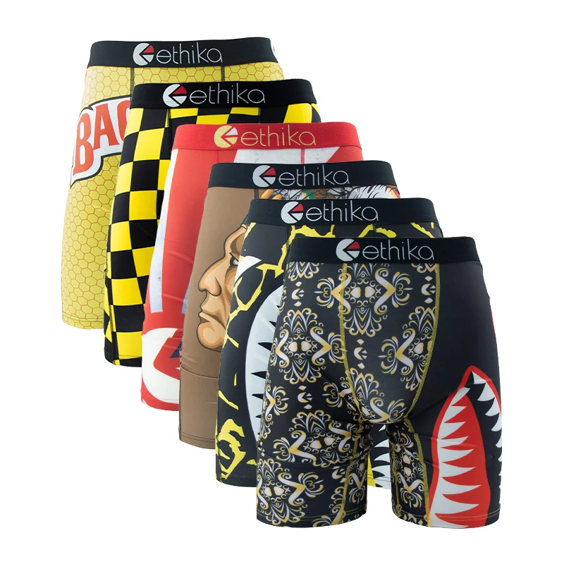 ETHIKA 6Pcs Men Underwear Boxe - огляд і ціна Boxer Shorts Modal