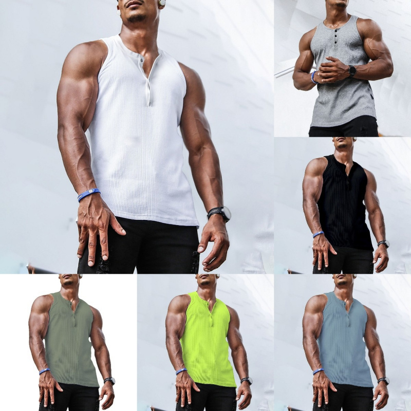 Men’s Ribbed Top Sleeveless He - огляд і ціна Undershirt Crew Neck